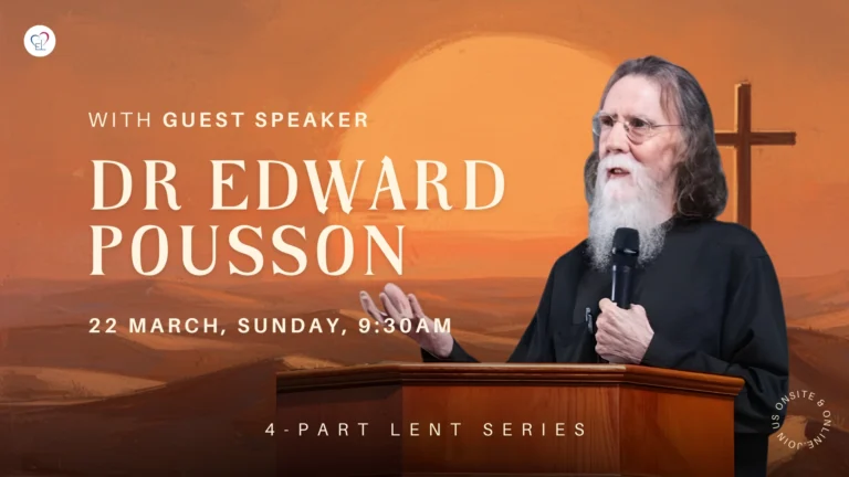 260322 Lent 3 - Dr Edward Pousson