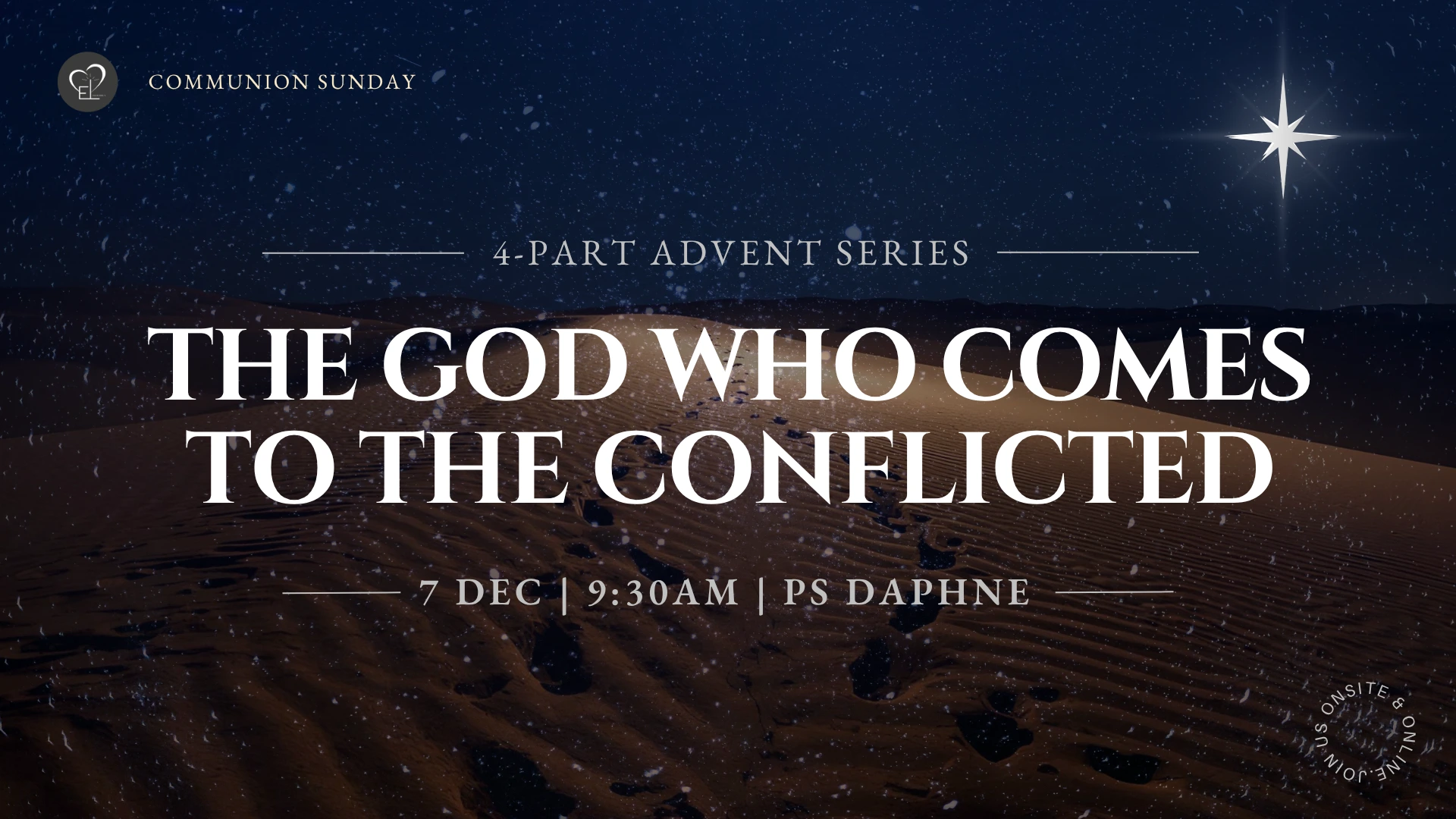 The God who comes to the Conflicted – Ps Daphne
