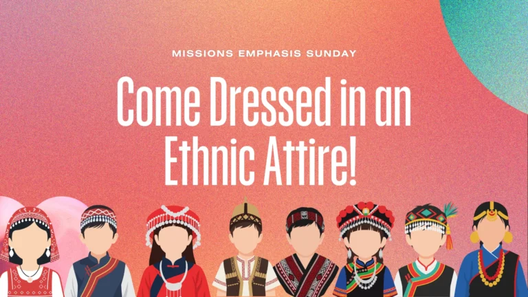 Missions Emphasis Sunday - Ethnic Attire