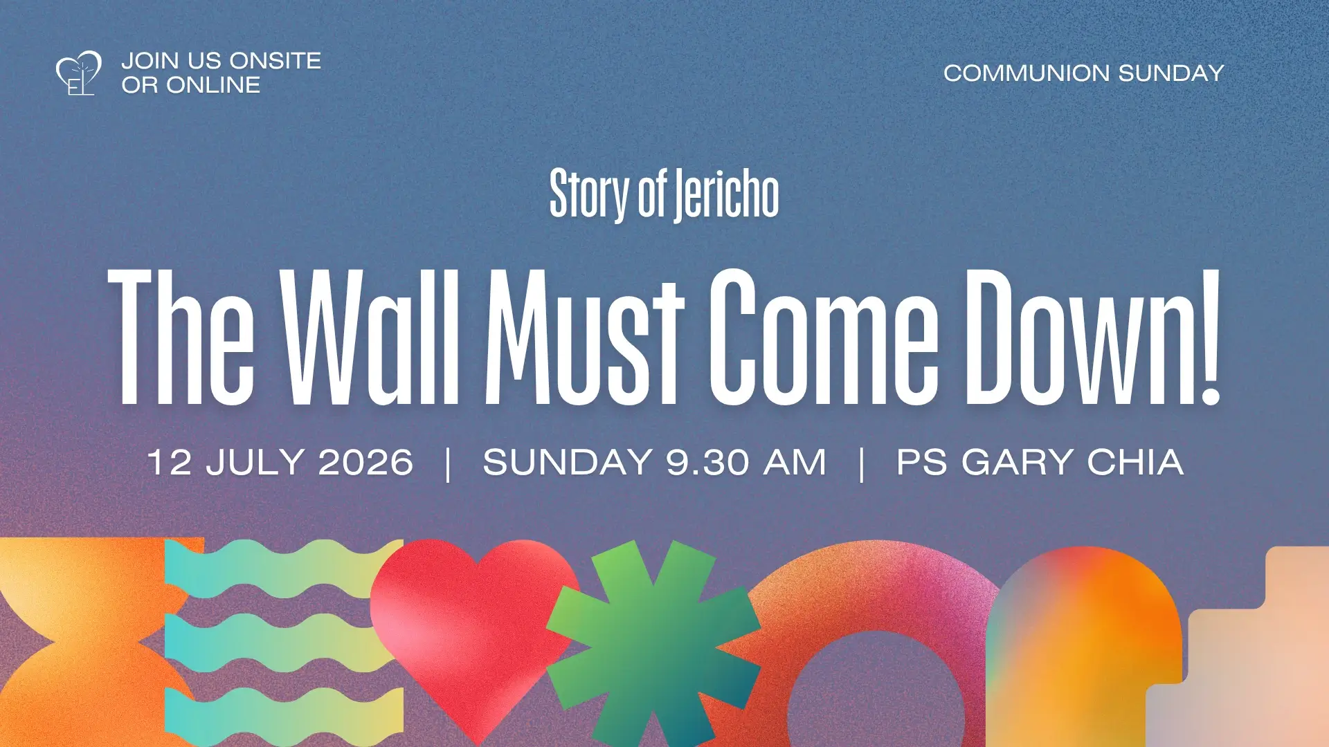 The Wall must come down! Story of Jericho
